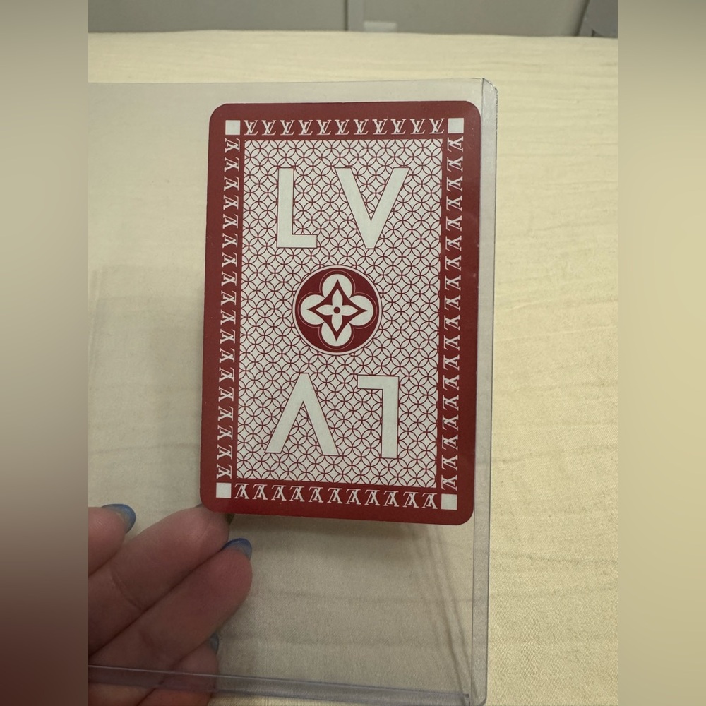 Louis Vuitton Playing Card